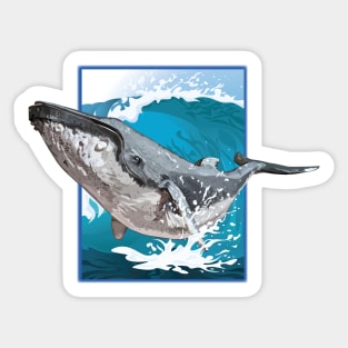 Humpback Whale Sticker